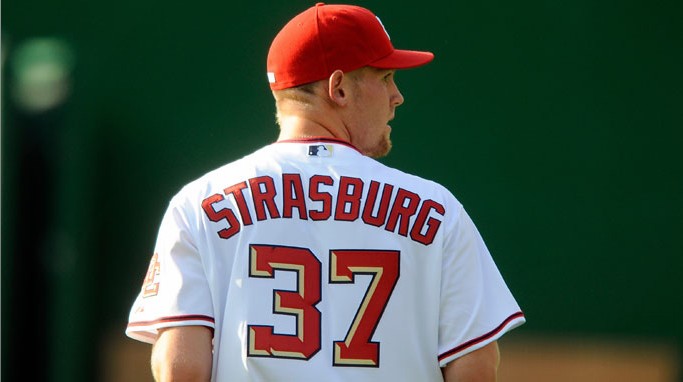 Stephen Strasburg's Major League debut