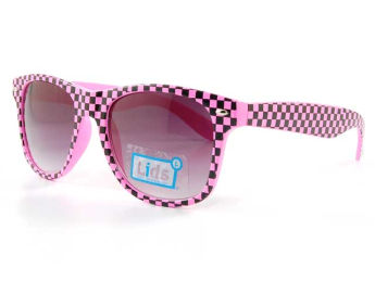 Pink checkered Sunglasses