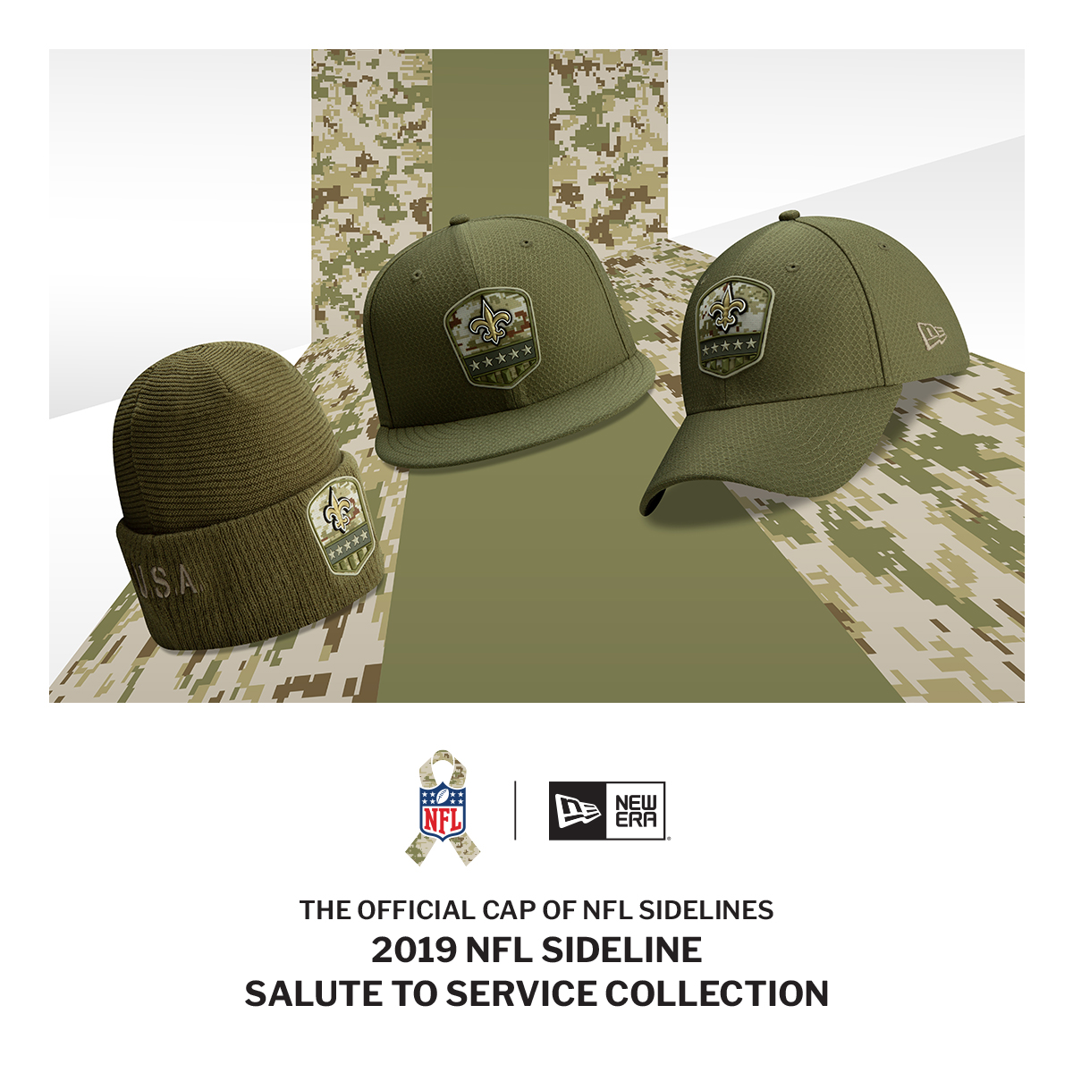 Salute to Service man hats